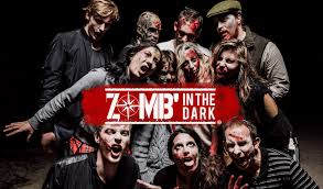 Logo zombie in the dark